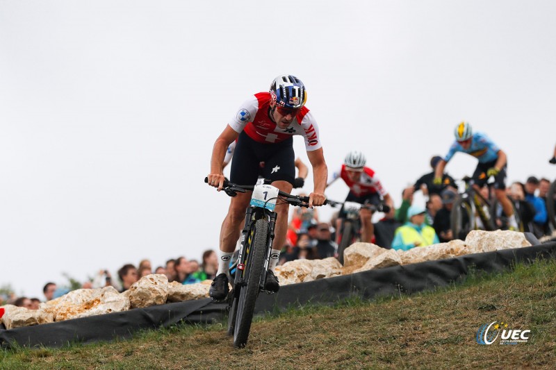 European Championships Munich 2022 - 2022 UEC MTB XCO Elite European Championships - Men's Cross-country - 19/08/2022 - Lars Forster (SUI) - photo Ivan Benedetto/UEC/SprintCyclingAgency?2022